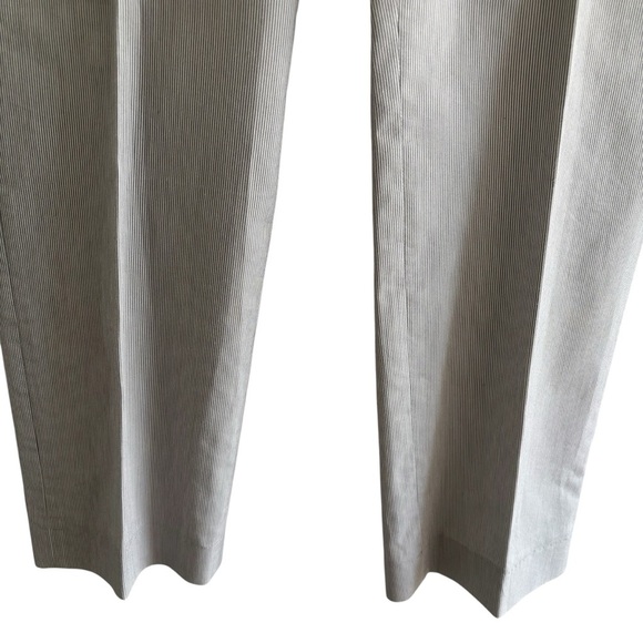 Express Photographer Cropped Trousers Size 28/32 Office Business Casual Striped - Picture 3 of 13